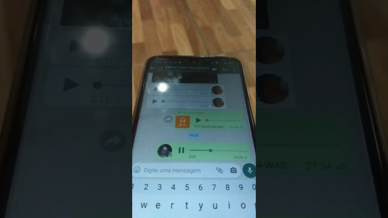 Whatsapp - &Aacute;udio com interfer&ecirc;ncia. MOTOG8PLUS