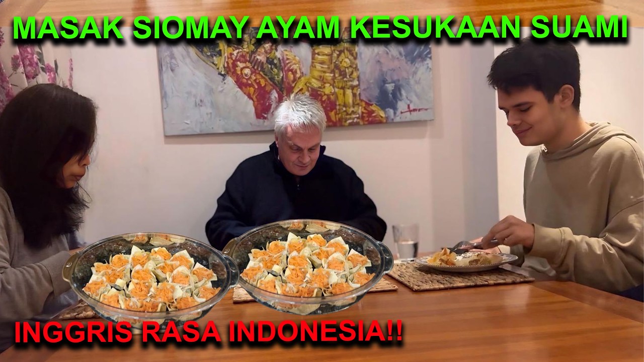 RAMADAN DI INGGRIS, BELANJA KE PASAR & MASAK SIOMAY AYAM UNTUK KELUARGA