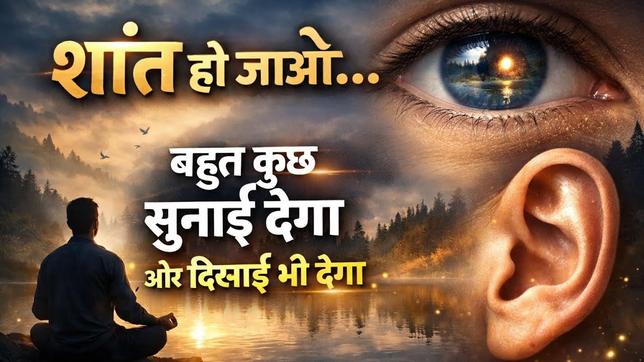 OSHO - शांत हो जाओ बहुत कुछ सुनाई देगा,और दिखाई भी देगा !! Osho Hindi Speech
