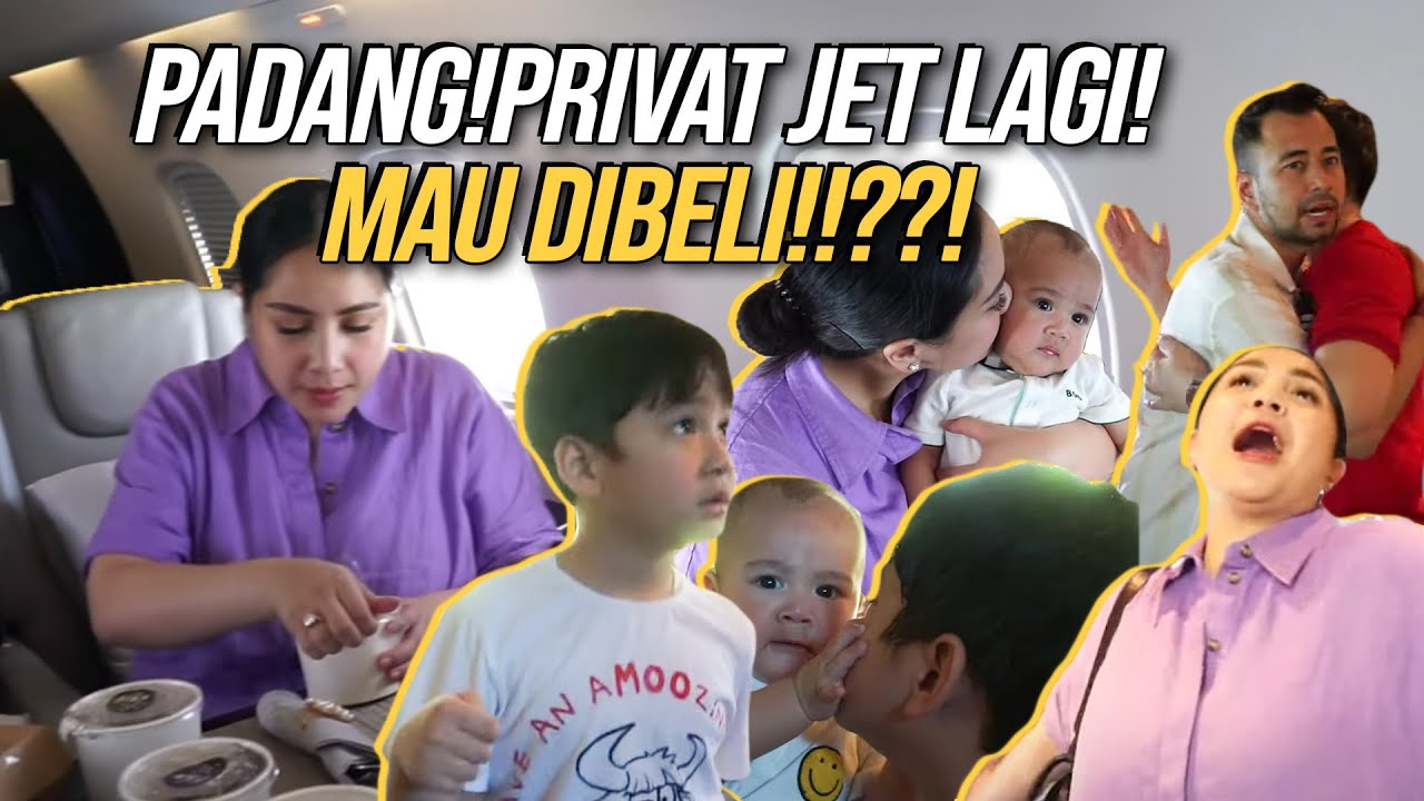 PRIVET JET KELUARGA SULTAN ??!!! ISINYA MAKANAN ENAK SEMUA , NAGITA RAFATHAR HAPPY....