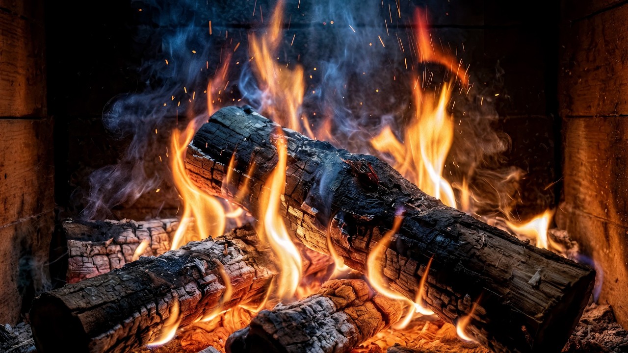 🔥 Fireplace evenings of coziness and warmth: crackling logs for complete relaxation