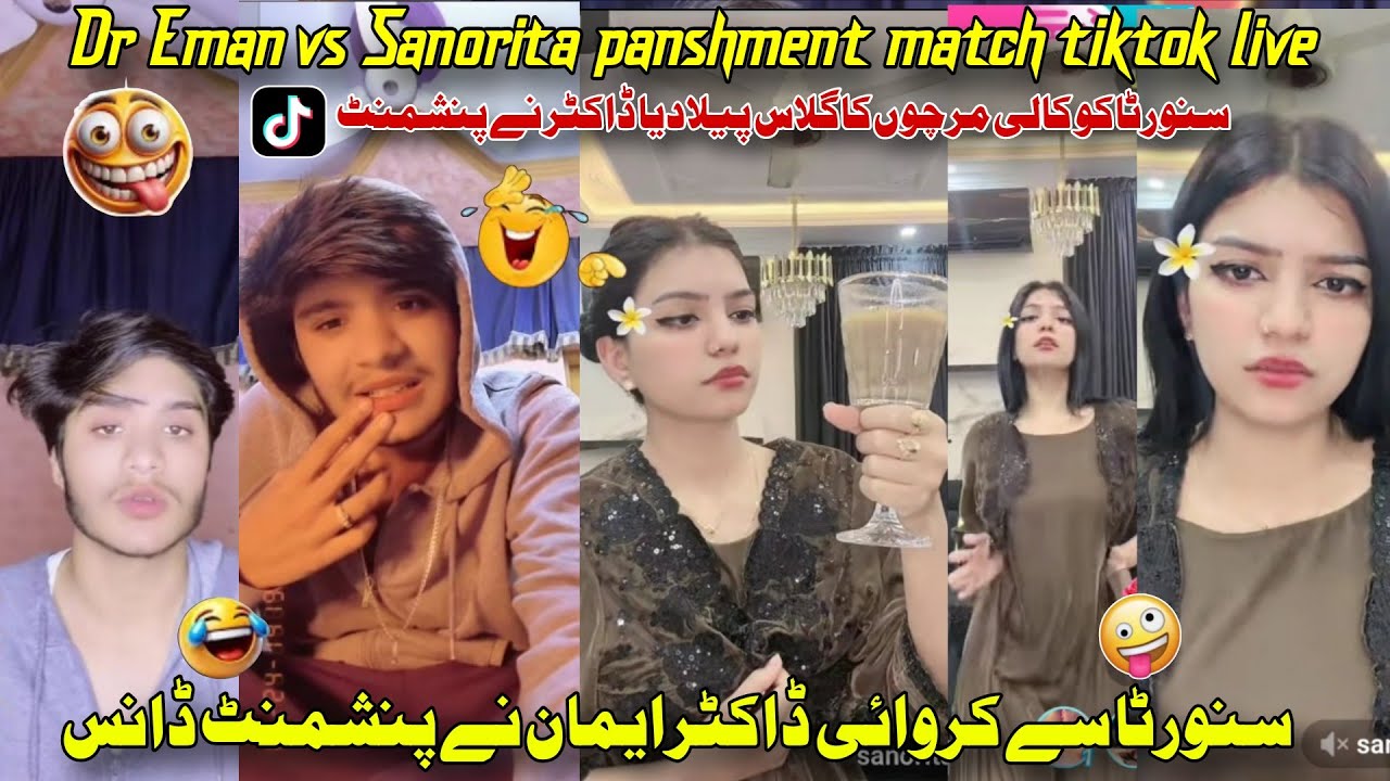 Sanorita ko  Dr Eman ne Karwai Panshment dance or kali mirch pila di funny video tiktok live🔥🤣🤣💉2026