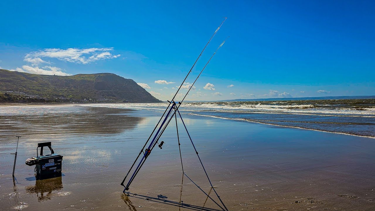 First Bass session of 2024 on the North Welsh coast