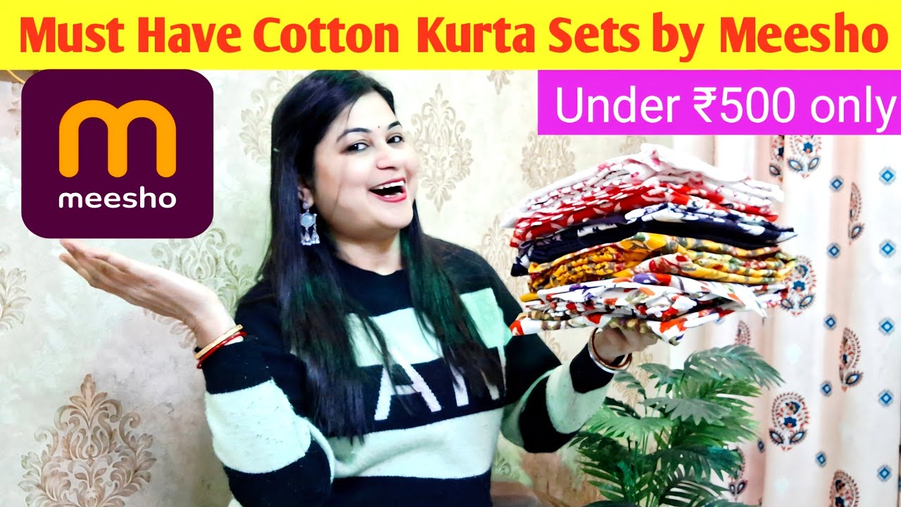 Affordable Cotton Kurta Set & Co-Ord Set by Meesho | Budget Summer Wear @LifestyleWithRituMishra