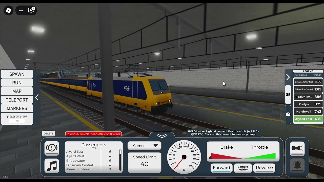 Roblox Terminal Railways | Intercity Direct Through Service
