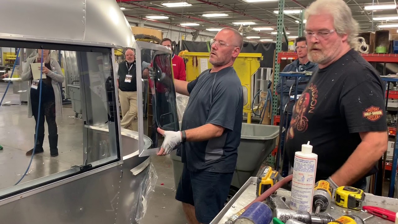 Airstream factory tour Jackson Center Ohio.