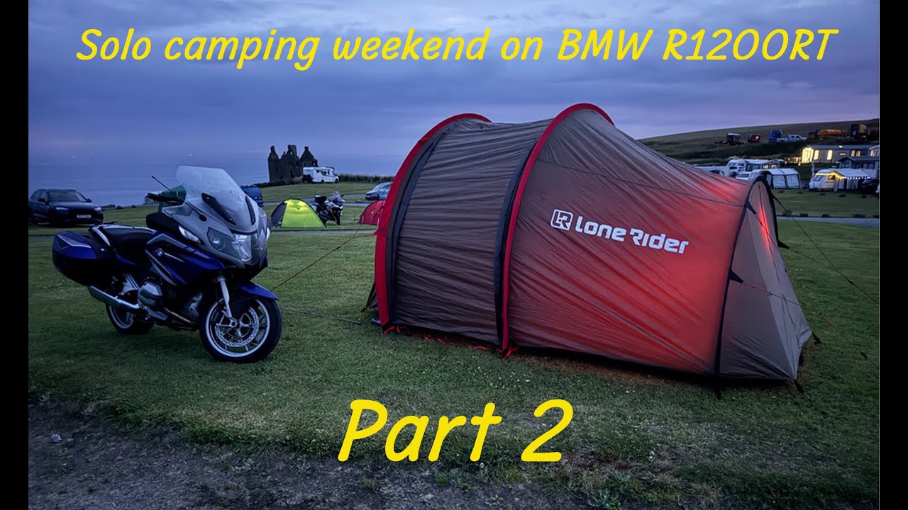 Solo camping on BMW R1200RT - Castle bay part 2