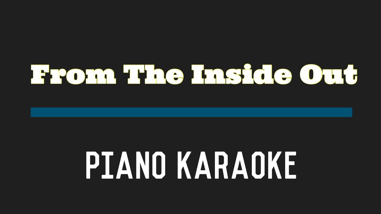 Hillsong United - From The Inside Out (key of Am) Piano Karaoke
