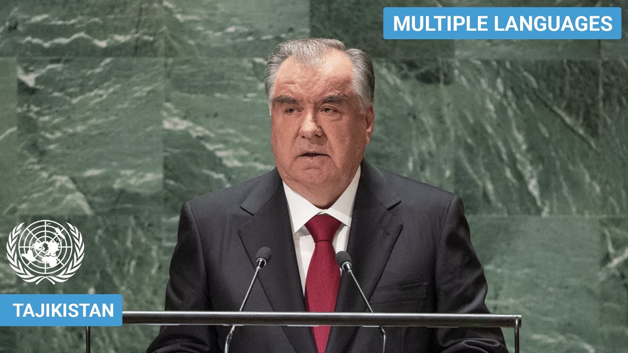 🇹🇯 Tajikistan - President Addresses United Nations General Debate, 78th Session | #UNGA