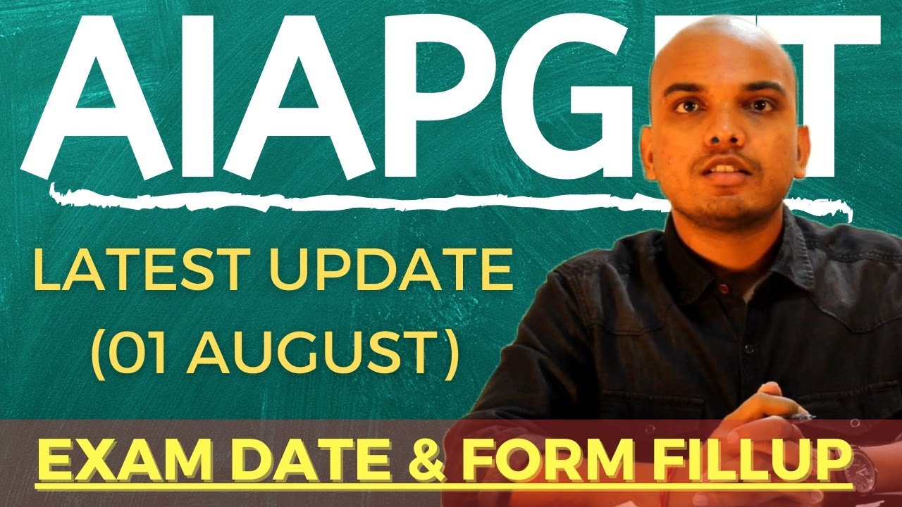 AIAPGET LATEST UPDATE! EXAM DATE ANNOUNCED? #AIAPGET