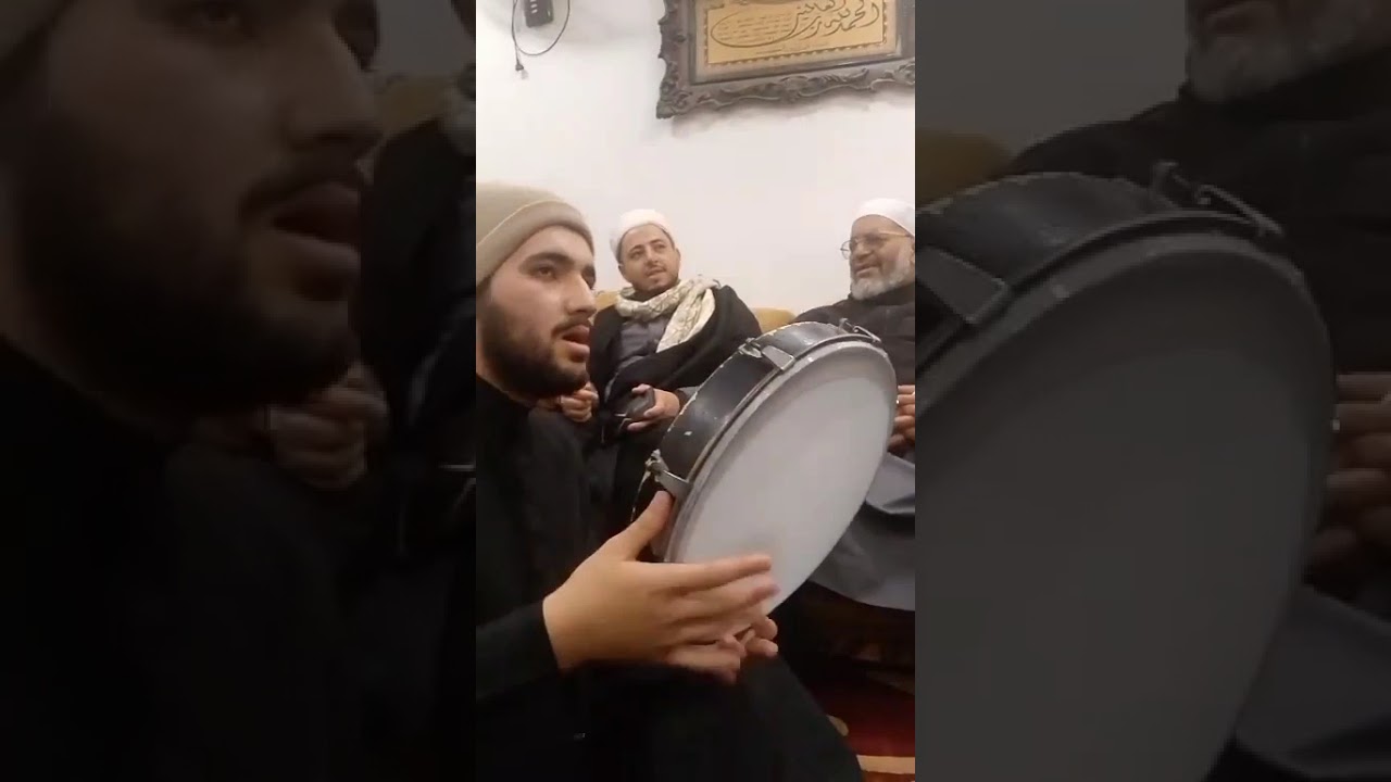 من منزل أخونا الشيخ محمد أبو الخير الضامن في بلدة حاتم بمحافظة اربد .