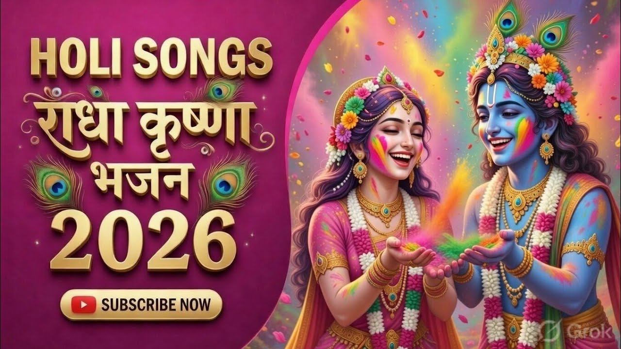 होली स्पेशल 2026 Nonstop Radha Krishna Holi Songs | Holi Song 2026 | Radha Krishna Holi Bhajan