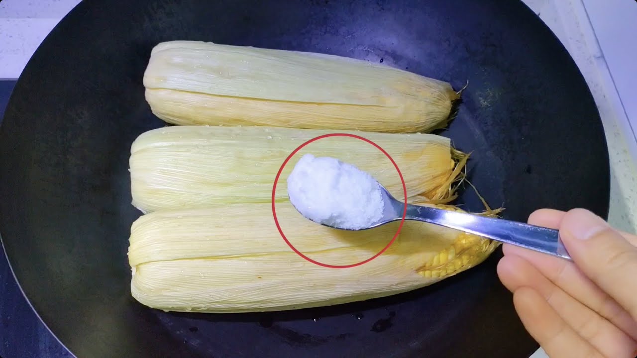 Вареная кукуруза, не забудьте не добавлять воду напрямую, продавец кукурузы научил меня секрету,