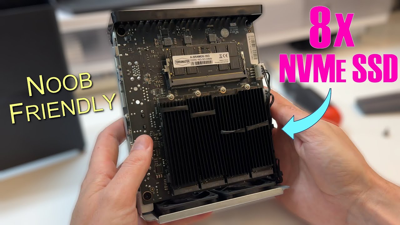 A NAS for Noobs and Pros - Terramaster F8 SSD Plus Review