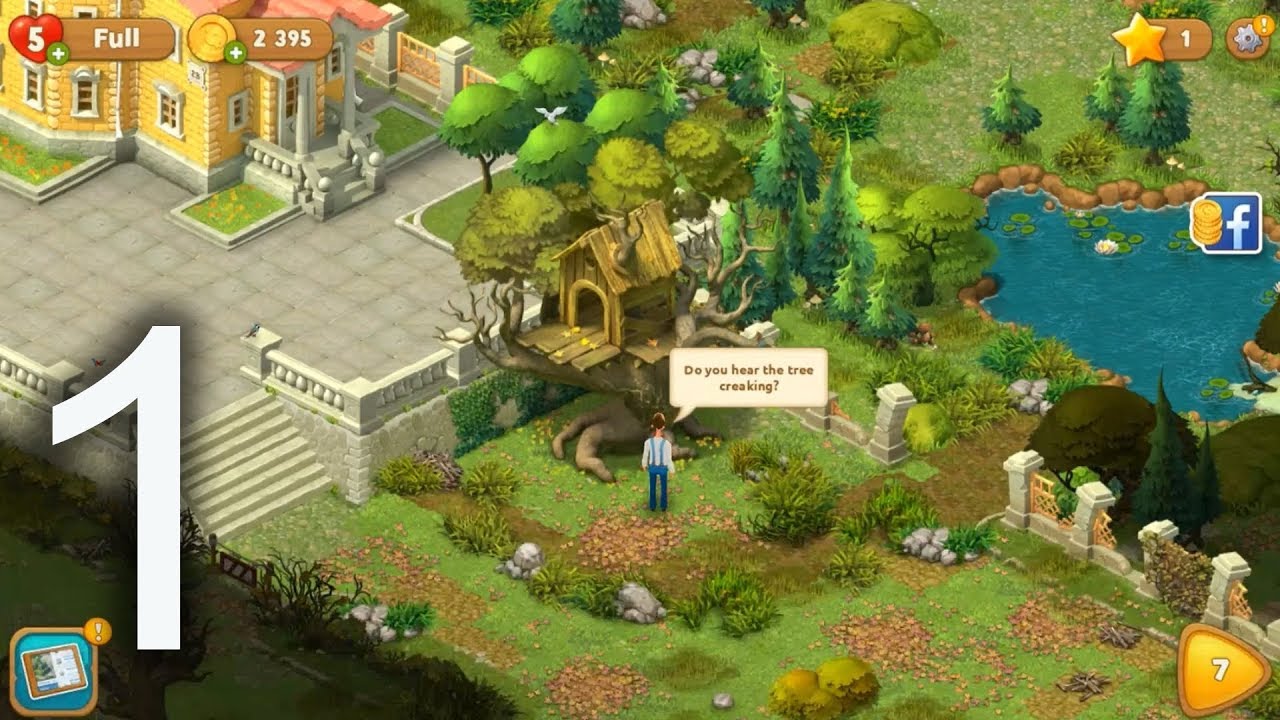 Gardenscapes New Acres - Gameplay Walkthrough Part 1 Levels 1 - 10 (iOS, Android)