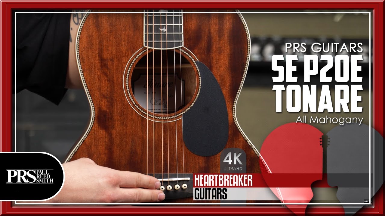 PRS SE Tonare Parlor P20E Vintage all Mahogany | 4K
