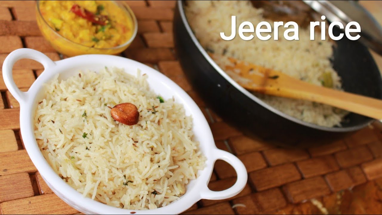 Jeera rice - Variety rice - Lunch box recipes - Rice recipes for lunch box - Lunch recipes for kids