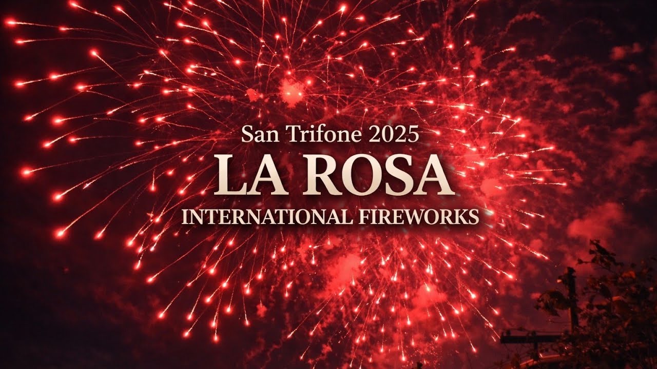 San Trifone 2025 &ndash; La Rosa International Fireworks &ndash; Night Fireworks Show (Adelfia, Italy 🇮🇹)