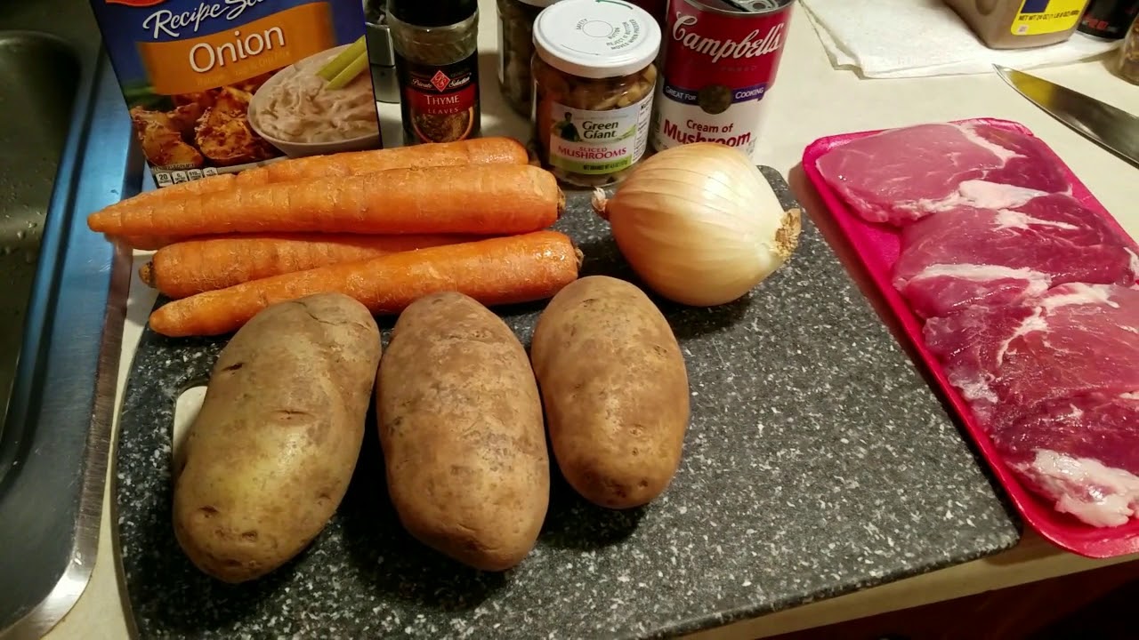 Pork Chop Dinner- Slow cooker recipe