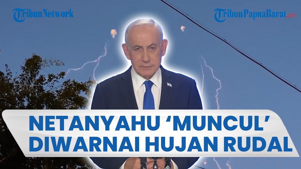 ISRAEL DIHUJANI RUDAL IRAN SAAT NETANYAHU MUNCUL, Beri Ancaman ke Mojtaba Khamenei