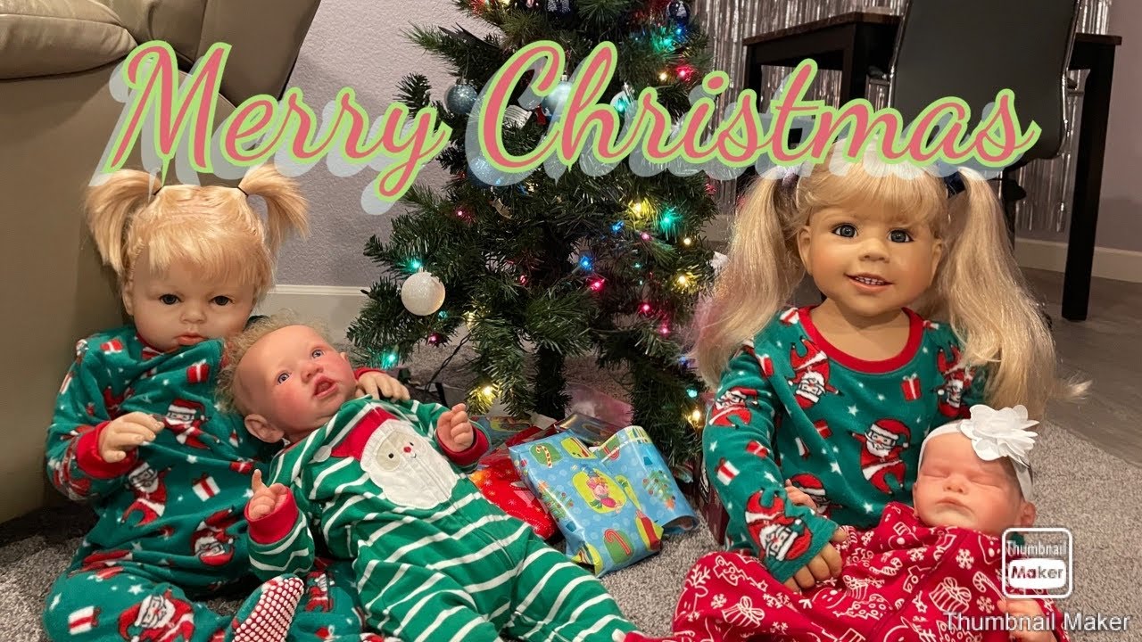 Merry Christmas With The Reborns|Bunnies Nursery