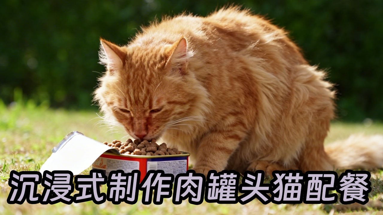 沉浸式做貓飯的一天，製作全程治癒感直接拉滿， 流浪貓圍過來投餵畫面太暖了！