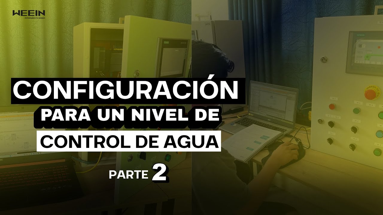 Aprende a controlar el nivel de un tanque de agua con PLC | Parte 2