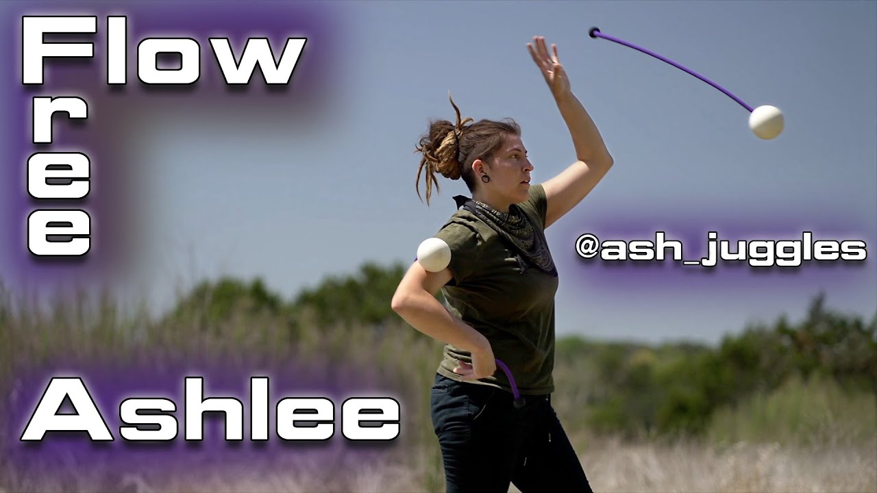 Poi Free Flow: Ashlee Galliford || Flow on Fire