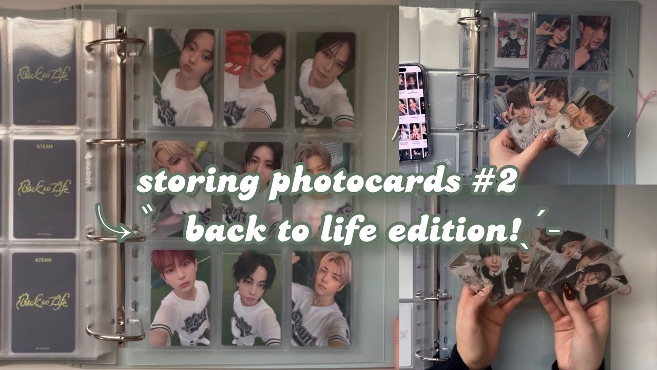 storing photocards #2 ⋆˙⟡ back to life edition! &team ej + ot9