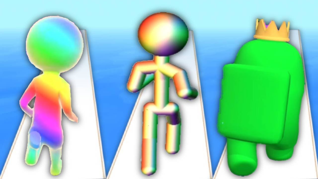 Size Up vs Tall Man Run vs Sprint Giant - Triple Game