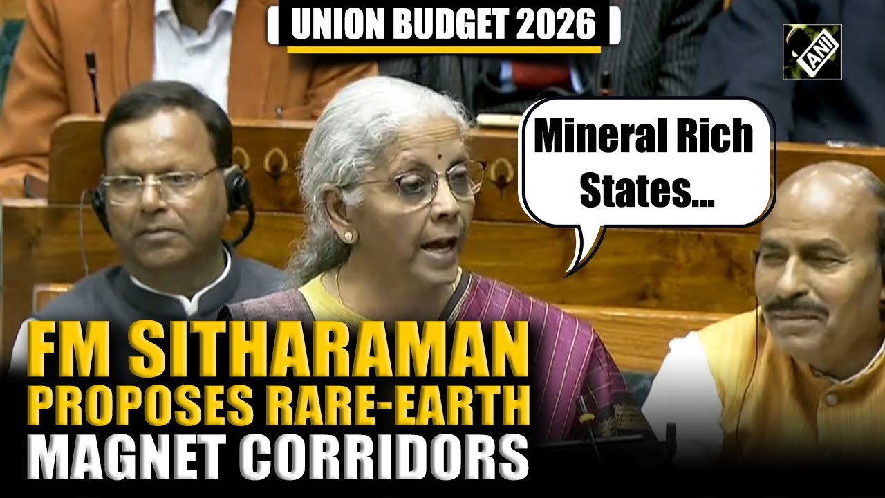 ‘Rare Earth corridors for TN, Andhra, Kerala & Odisha…’: FM Sitharaman | Union Budget 2026