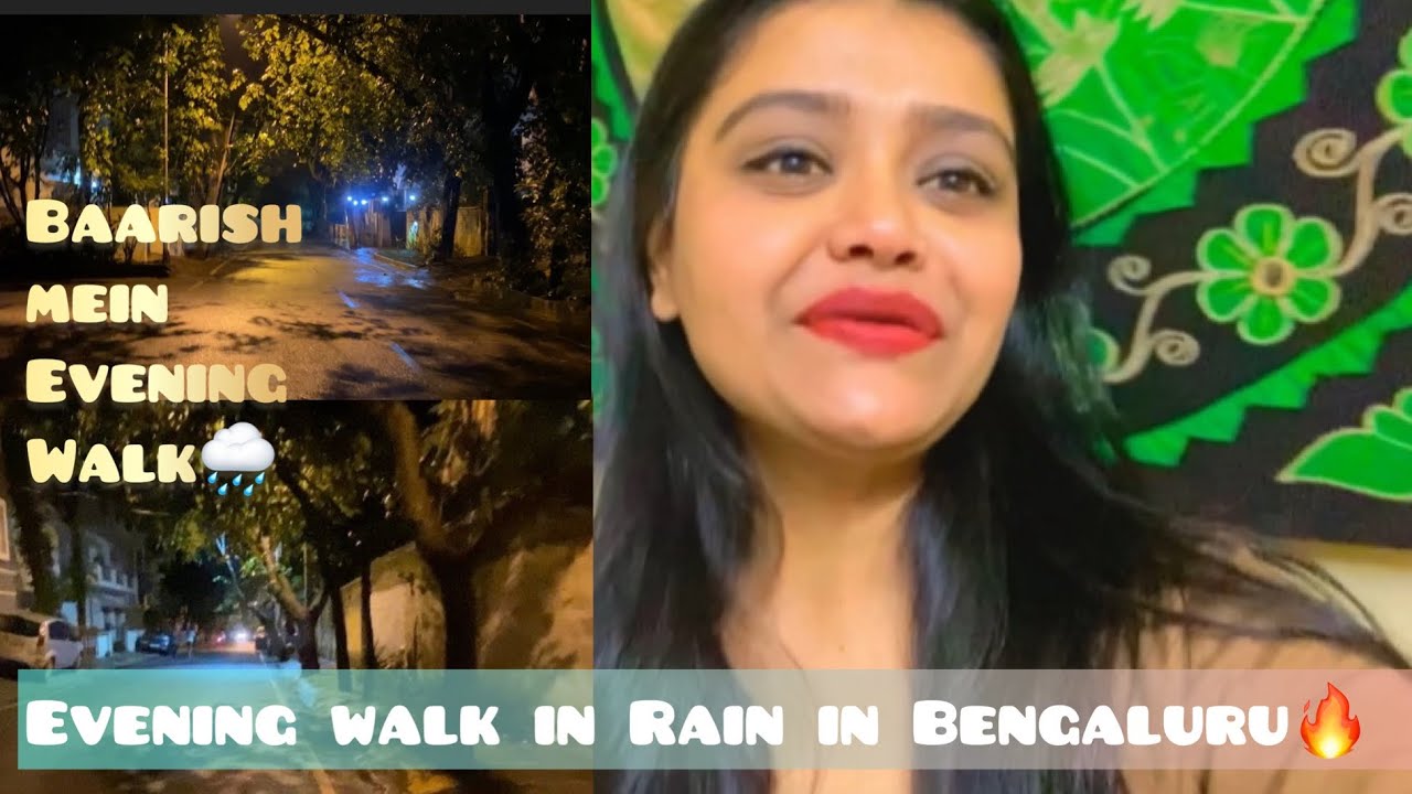 Aaj gayi Baarish mein Evening walk, An Evening walking in Rain in Bengaluru 🌧️#dailyvlog @Tukkisingh