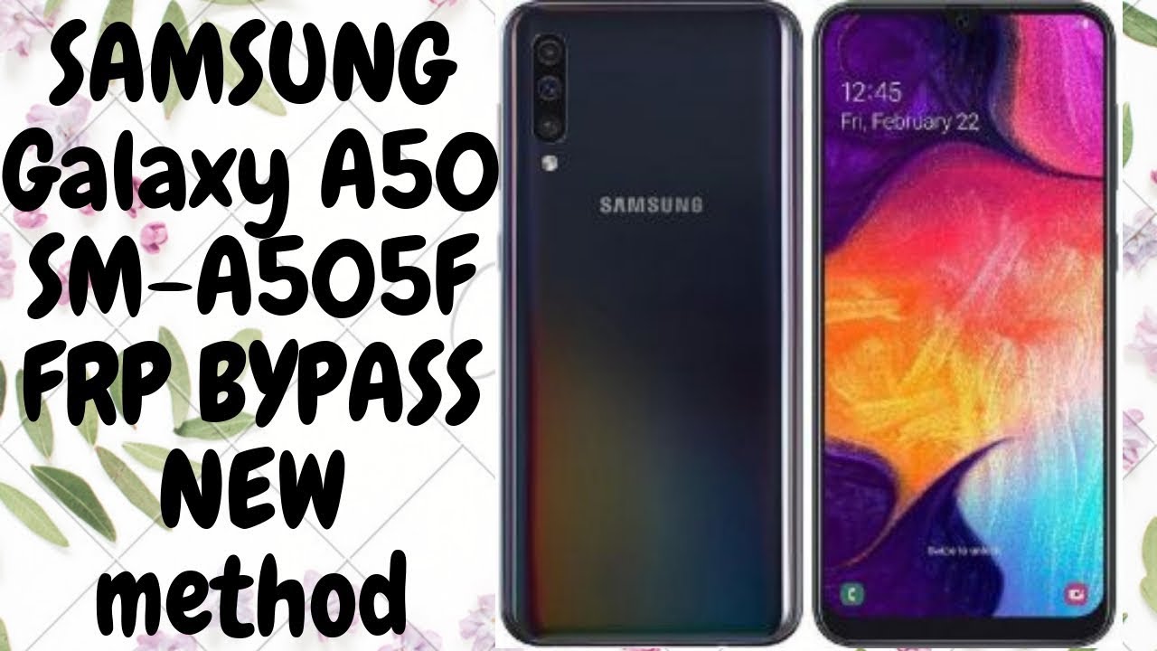 SAMSUNG Galaxy A50 SM-A505F android 9 pie🥧 frp bypass done verry easy method