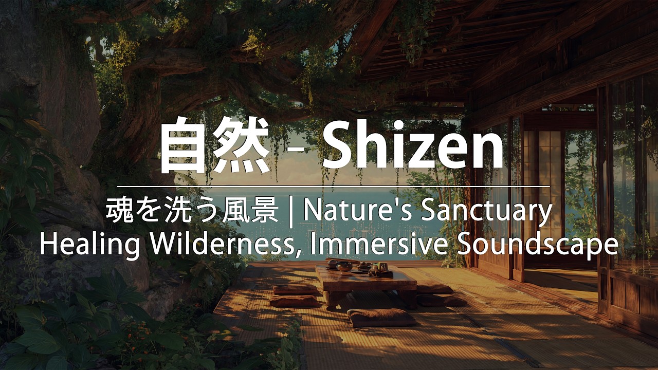 自然 [Shizen] 魂を洗う風景 | Nature's Sanctuary | Healing Wilderness, Immersive Soundscape
