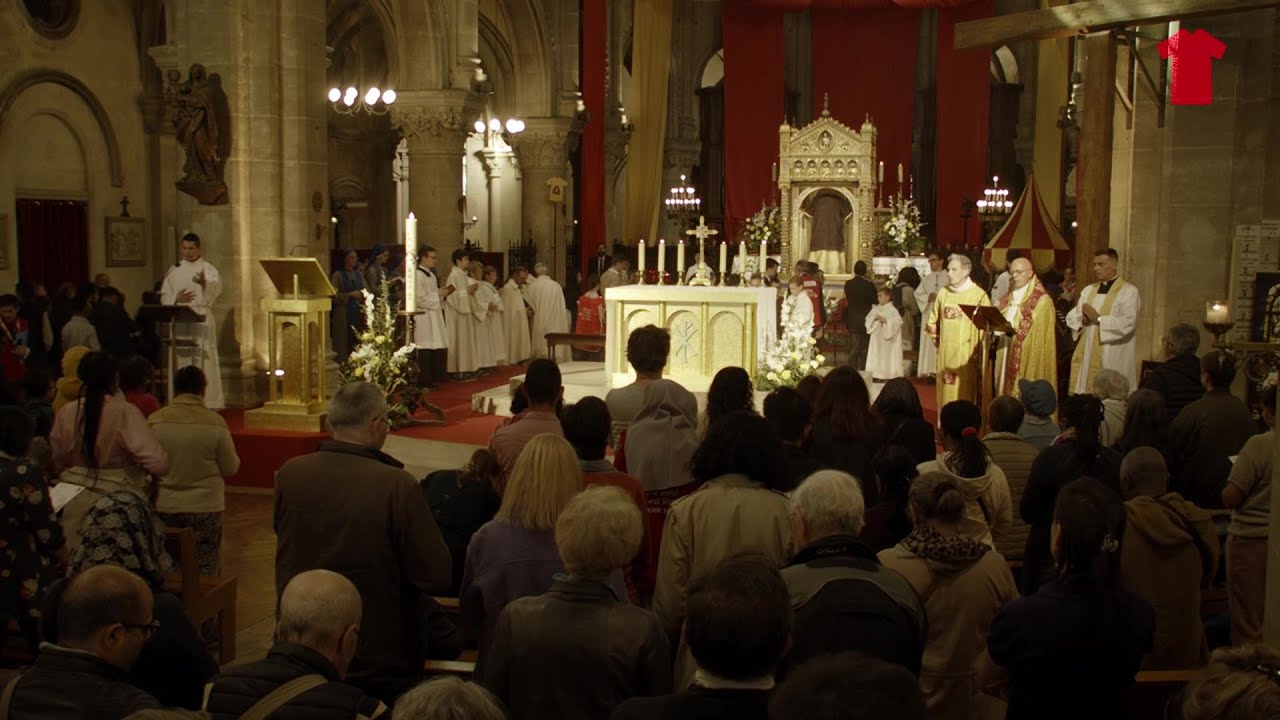 Ostension 2025 - Dimanche 4 mai - Vêpres à la Basilique d'Argenteuil (95)