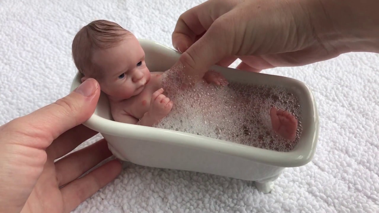 Миниатюрный силиконовый реборн Baby Boy Jojo