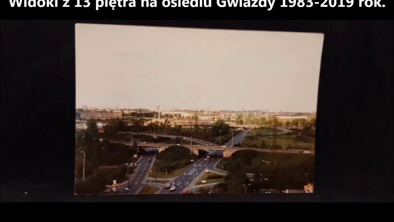 Moje Katowice - Widoki z 13 piętra na osiedlu Gwiazdy 1983 - 2019.