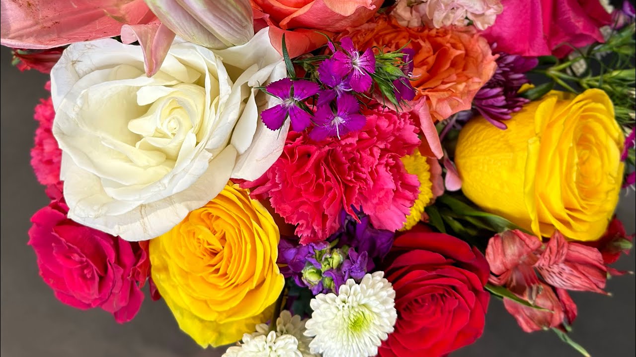 Flower Wine Bouquet