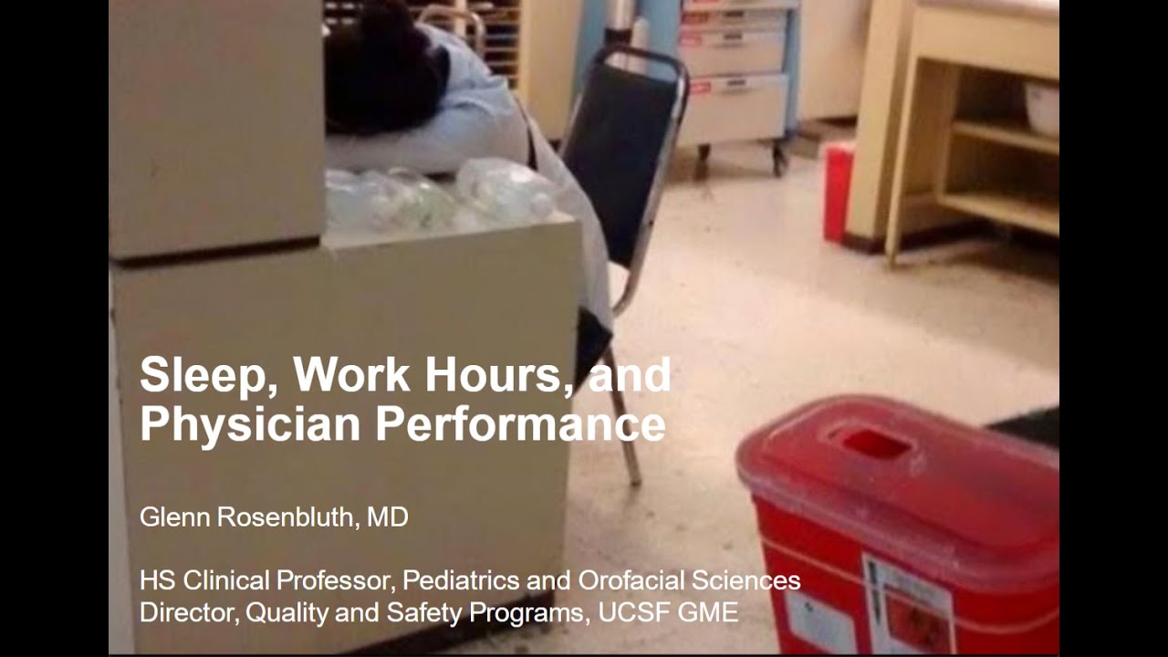 December 5, 2024- Sleep, Work Hours, and Physician Performance