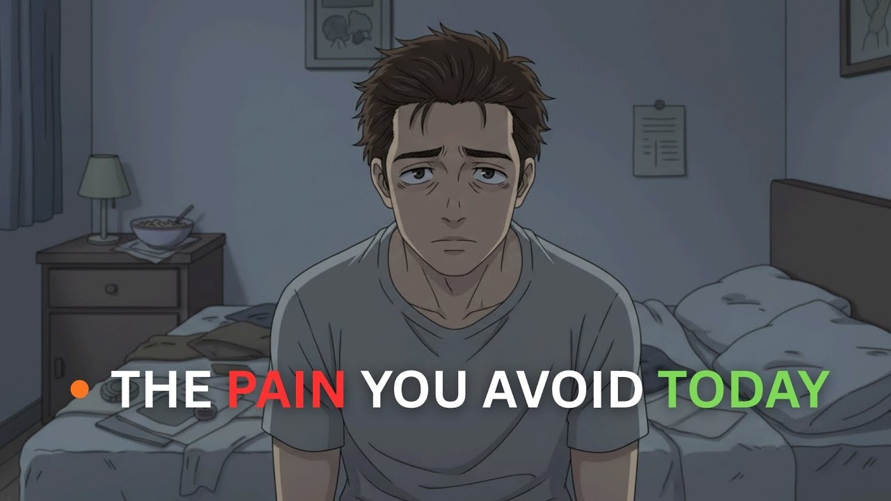 The pain you avoid today becomes the pain destroys you Tommorow?