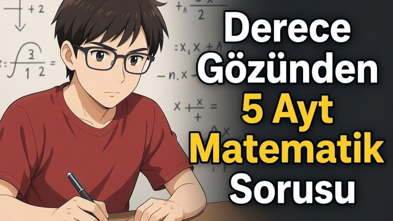 Derece Gözünden 5 AYT Matematik Sorusu  Zor & Seçici Sorular