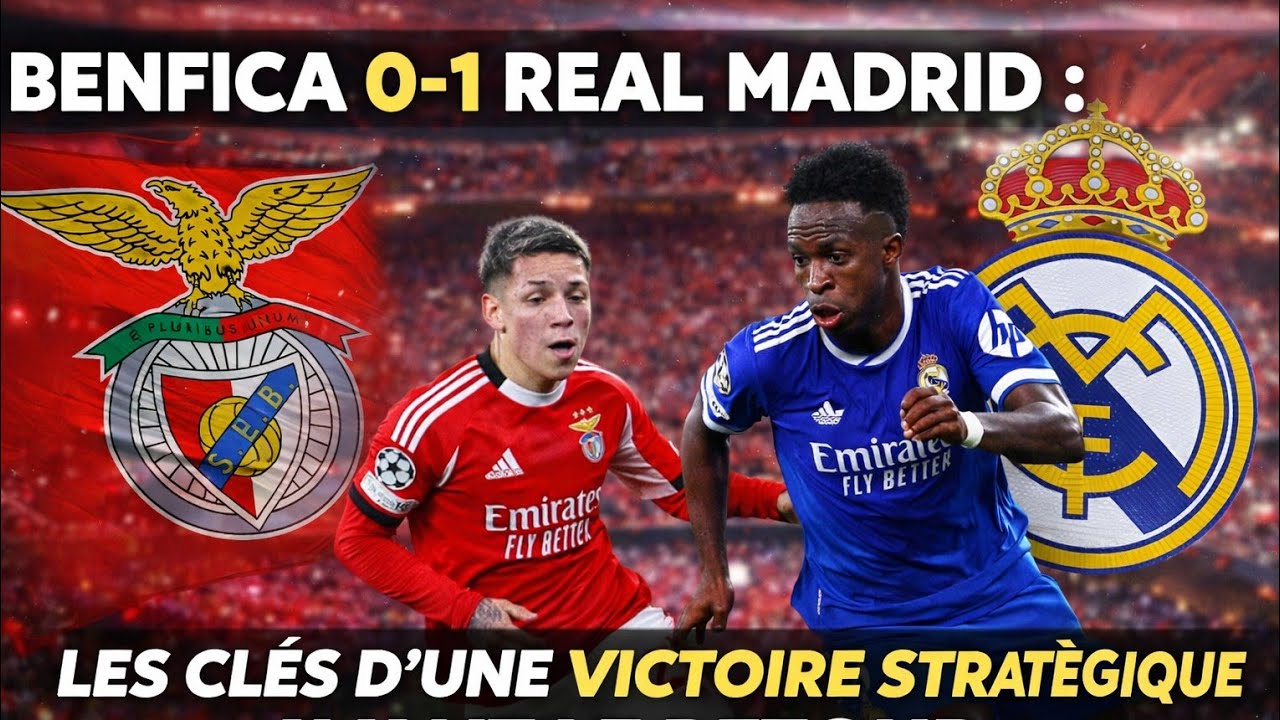Real Madrid frappe fort contre SL Benfica (1-0) : Analyse complète du choc en UEFA Champions League