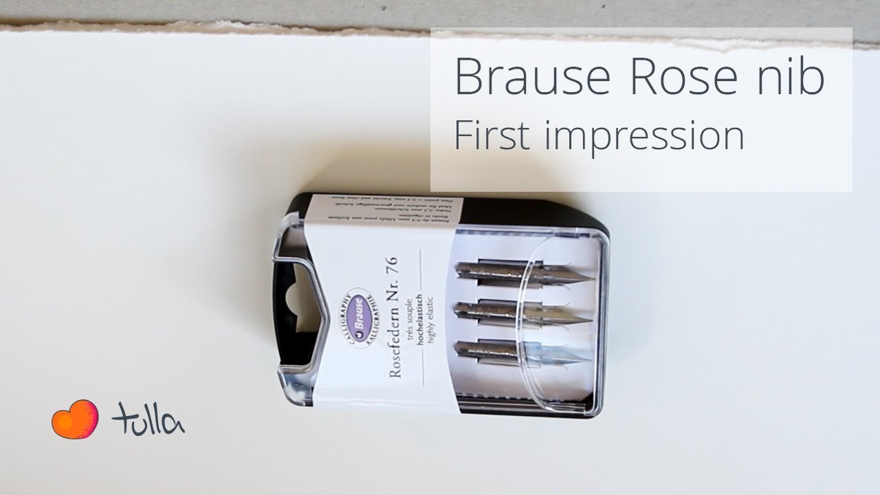 The Magnificent Brause Rose nib: Unboxing + First impression