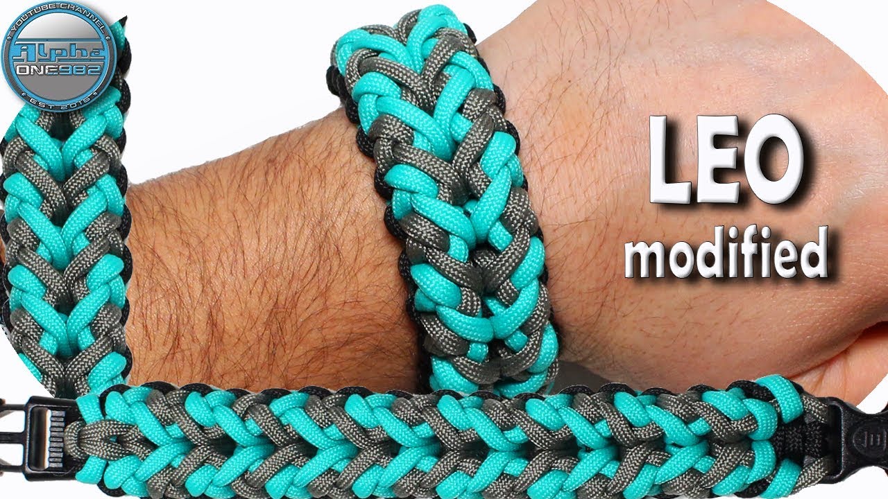 How to make Paracord bracelet LEO modified The Best Bracelet EVER World of Paracord Tutorial