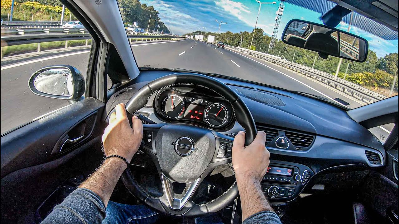 Opel Corsa E (1.4 90 HP) | POV Test Drive #608 Joe Black