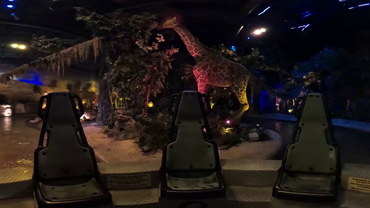 Rainforest Cafe Galveston Jungle ride 360 ( 3-12-21 )