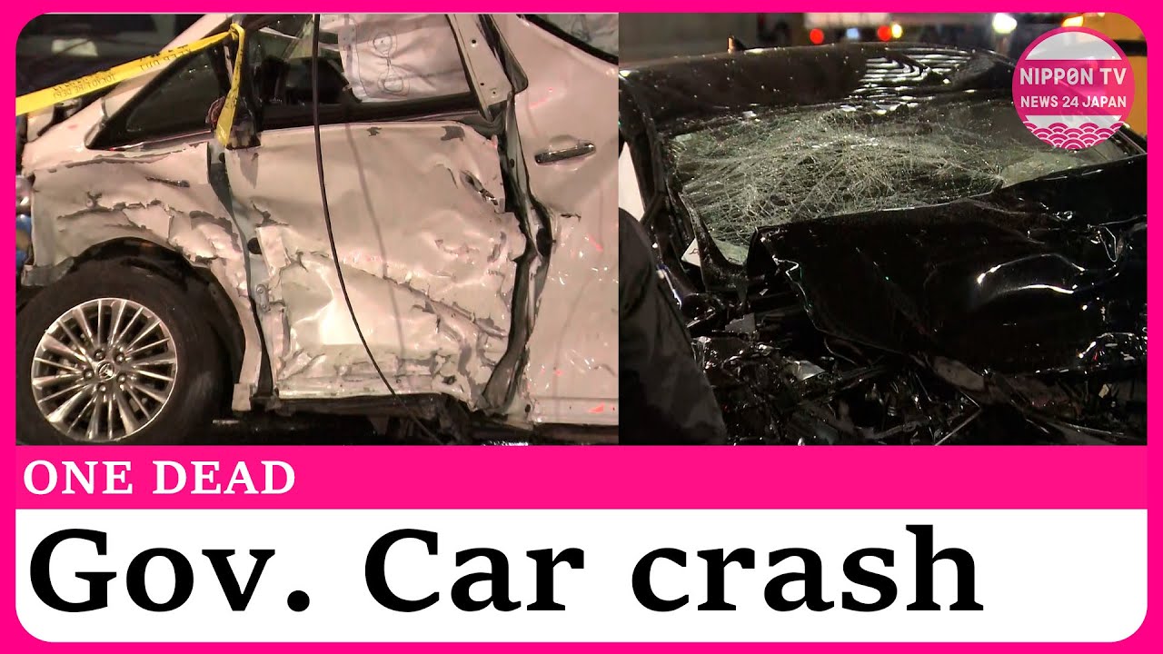 One dead after Japanese government car causes multivehicle crash