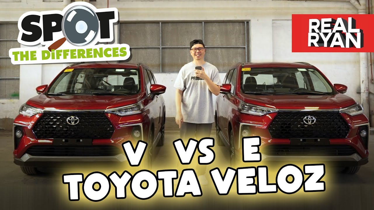 TOYOTA VELOZ V VS VELOZ E COMPARISON PHILIPPINES
