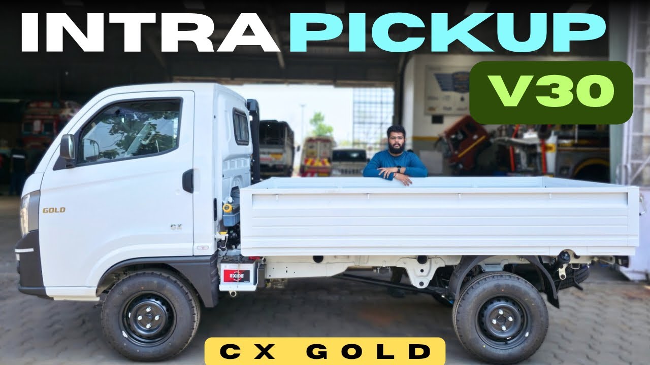 2025 Tata Intra V30 Pickup CX Gold | 1.5L Diesel Manual | Review with Drive | beCARladka