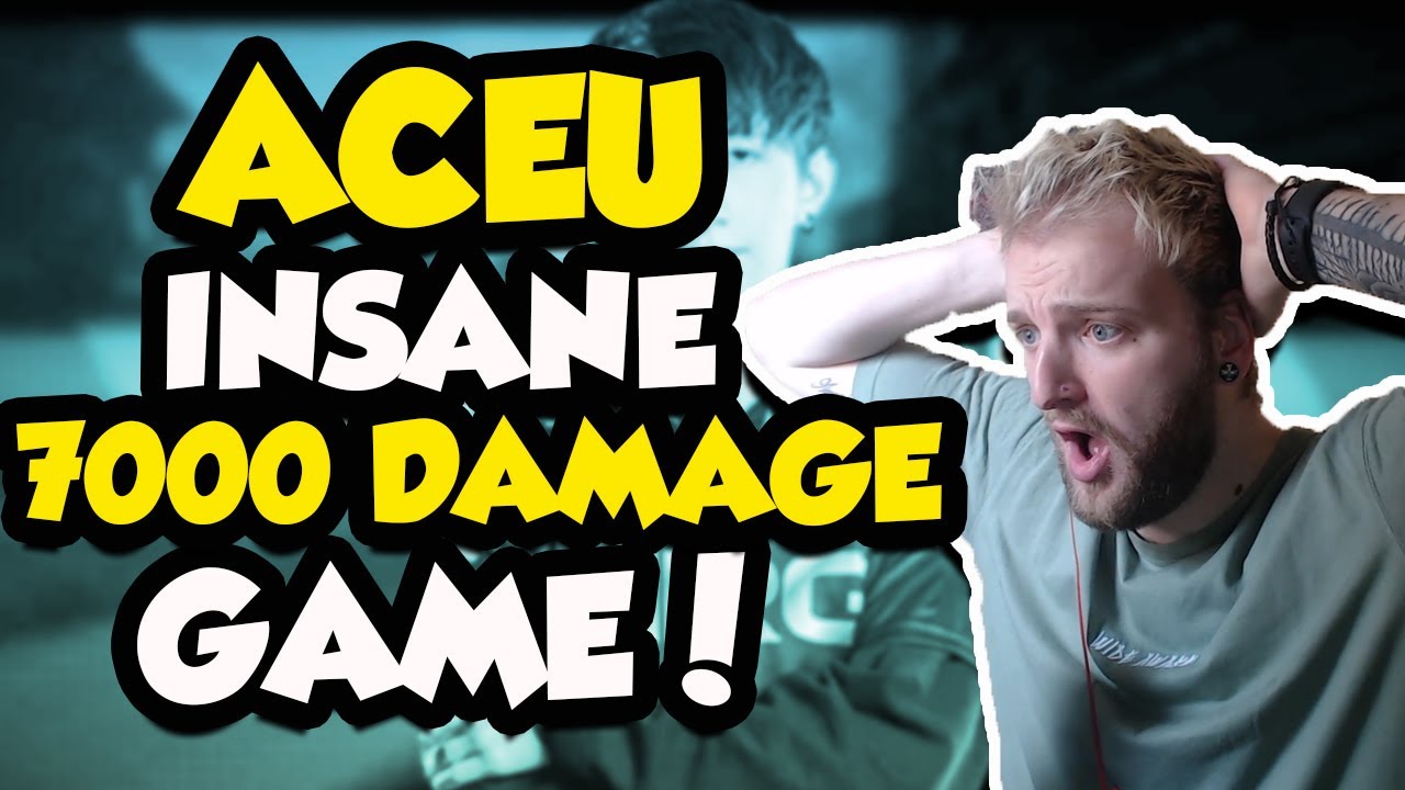 ACEU 7000 DAMAGE INSANE APEX GAME | Reacting To Aceu!